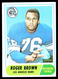 1968 Topps #158 Roger Brown Los Angeles Rams CC084