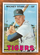 Vintage 1967 Topps Mickey Stanley Detroit Tigers Baseball Card #607