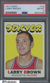 1971 Topps Basketball #152 Larry Brown Denver Rockets RC Rookie HOF PSA 8 NM-MT