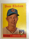 1958 Topps Baseball Card - #363 Don Elston  Chicago Cubs