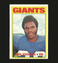 1972 Topps Football Card Number 207 Ron Johnson New York Giants #207