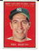 1961 Topps #471 Phil Rizzuto MVP