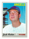 1970 Topps #684 Jack Fisher Baseball Card - California Angels - High Number