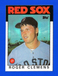 1986 Topps BASEBALL #661 ROGER CLEMENS NRMINT BOSTON RED SOX (SB1)
