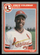Vince Coleman St. Louis Cardinals Rookie 1985 Fleer Update #U-28