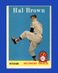 1958 Topps Set-Break #381 Hal Brown EX-EXMINT *GMCARDS*