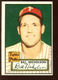 1952 Topps Baseball Card #185 Bill Nicholson EXMT+