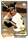 1978 Topps Baseball #624 Gary Alexander San Francisco Giants Vintage Original