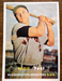 1957 Topps Baseball Washington Senators #177 Eddie Yost VG/EX+