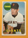 1969 Topps #604 EX-VG Bobby Etheridge SF Giants Rookie Card