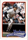 1989 RICKEY HENDERSON Topps Baseball Card #380 Outfielder New York Yankees 