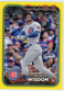 2024 Topps Yellow SP  Patrick Wisdom #328 Cubs