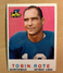Tobin Rote 1959 Topps Football Card #170, NM, Detroit Lions