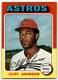 1975 Topps #143 Cliff Johnson NM-MT OR BETTER Houston Astros