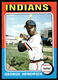 1975 Topps George Hendrick Cleveland Indians #109