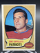 Topps Football Card 1970 #7 Gino Cappelletti Kicker Patriots NFL