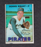 1967 Topps Baseball Card #527 Dennis Ribant Pittsburgh Pirates NM Miscut Vintage