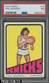 1972 Topps #32 Phil Jackson RC Rookie PSA 7 HOF Knicks Centered