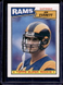 1987 Topps Jim Everett Super Rookie Card RC #145 Rams