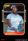 1987 Leaf/Donruss #35 Bo Jackson RATED ROOKIE RC ROYALS