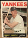 1964 Topps Mickey Mantle #50 HOF New York Yankees - small crease