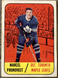 1967-68 Topps #81 Marcel Pronovost Toronto Maple Leafs (gum Stained)