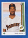 1989 Upper Deck Sandy Alomar Jr RC Baseball Card #5 SET BREAK San Diego Padres