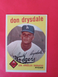 1959 Topps Don Drysdale #387 EX+ EXMNT