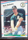 1988 Fleer Mark McGwire Baseball Card #286