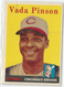 1958 Topps Baseball #420 RC VADA PINSON, REDS