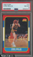 1986 Fleer Basketball #77 Chris Mullin Warriors RC Rookie HOF PSA 8 NM-MT