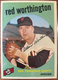 1959 Topps #28 AL "RED" WORTHINGTON San Francisco Giants MLB baseball card EX/MT