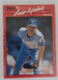 1990 Donruss Baseball Card Luis Aquino Kansas City Royals #179
