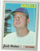 1970 Topps Baseball #684 Jack Fisher, Angels HI#