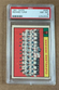 1961 Topps Baseball Card #467 Cleveland Indians Team Graded PSA 8