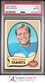 1970 TOPPS #247 FRED DRYER RC GIANTS PSA 8 F3897921-096