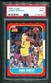 1986 Fleer Basketball #131 JAMES WORTHY Los Angeles Lakers RC ROOKIE PSA 9 Mint