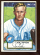 1952 Topps Baseball Card #134 Joe Tipton NRMT