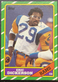 1986 Topps #78 Eric Dickerson Football card Los Angeles Rams! HOF!