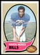 1970 Topps #165 Haven Moses RC Buffalo Bills NR-MINT SET BREAK!