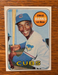 VINTAGE 1969 TOPPS BASEBALL #20 ERNIE BANKS CARD NICE SHAPE Chicago Cubs Mr Cub