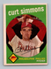 1959 Topps #382 Curt Simmons VGEX-EX Philadelphia Phillies Baseball Card