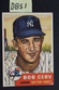 Vintage 1953 Topps - BOB CERV - New York Yankees Rookie RC #210 (D851