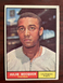 1961 Topps Card, #329 Julio Becquer, Los Angeles Angels