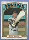 1972 TOPPS   RICH REESE    mid-high #611   NM/NM+  TWINS
