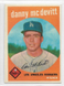 1959 Topps #364 DANNY McDEVITT Los Angeles Dodgers NR-MINT **free shipping**