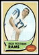 1970 Topps #203 Richie Petitbon Los Angeles Rams EX-EXMINT SET BREAK!