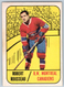 1967-68 Topps Bobby Rousseau #68 VG+ Vintage Hockey Card