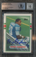 Barry Sanders Lions Signed 1989 Topps Traded #83T RC Rookie BGS BAS 10 AUTO