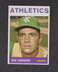 1964 Topps Baseball Card #174 Doc Edwards Kansas City Athletics NM O/C Vintage
